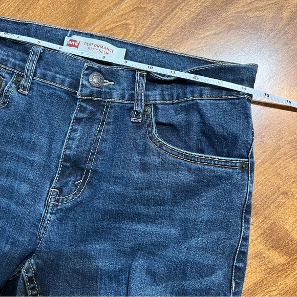 Levi’s Performance 511 Slim Denim Jeans Kids size 16 ( 28 ) - Picture 5 of 10